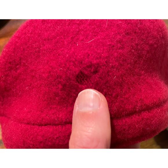 San Diego Hat Co. Red Wool Cap, One Size - Picture 8 of 8